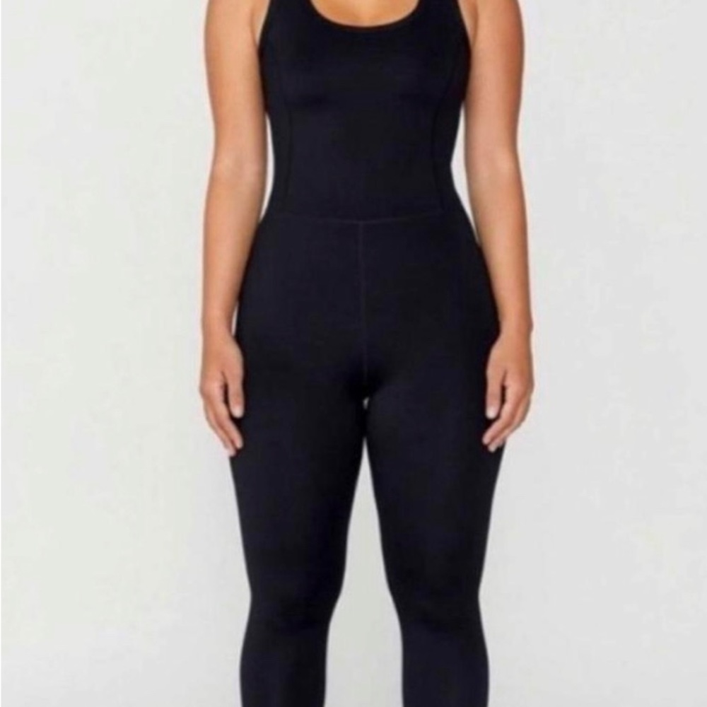 SET Active Black Sleeveless Bodysuit
